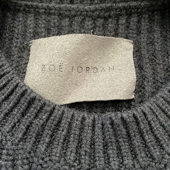 ZOE JORDAN cashmere wool sweater three color - Picture 3 of 7